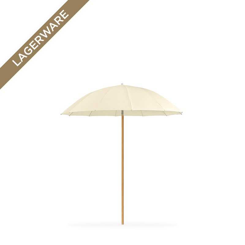 Pagodenschirm Ø 240 cm mit Holz-Stamm, Natur