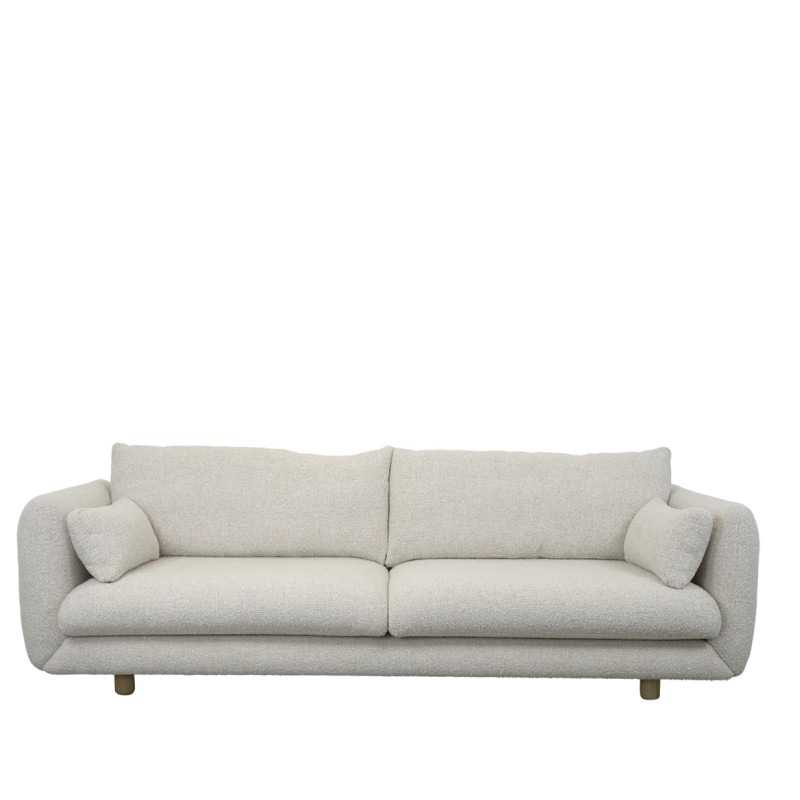 Cane-line BLOOM Indoor 3-Sitzer Sofa mit Teak Fuß