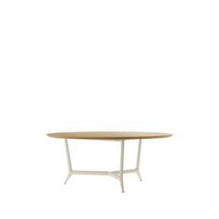 B&B Italia Outdoor ERICA '25 Tisch, Ø 180 cm, Teak