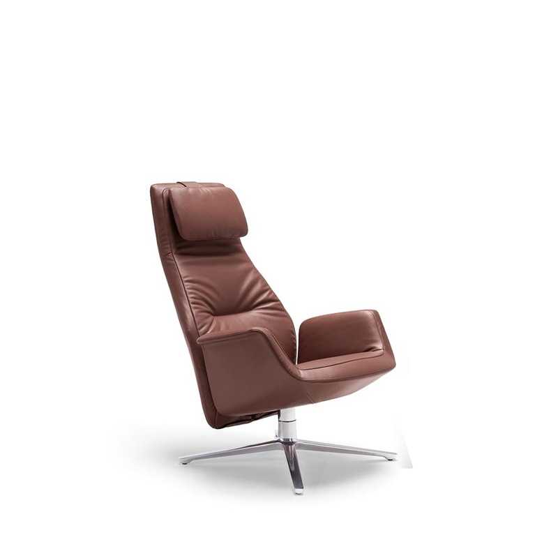 Poltrona Frau DOWNTOWN Lounge Drehsessel