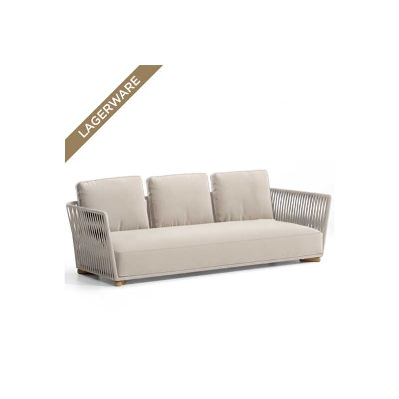 Kettal GRAND BITTA 3-Sitzer Sofa, Dry Vine/ Limestone