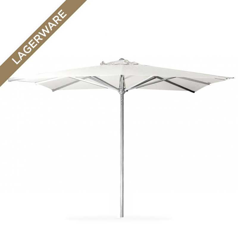 Tribù ECLIPSE ALU Schirm 350x350 cm, Gestell weiß/ Bespannung Natte White