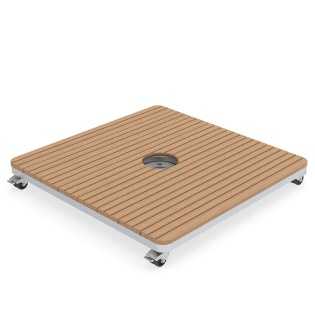 Umbrosa Flacher Stahlsockel...