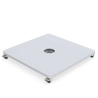 Umbrosa Flacher Stahlsockel...