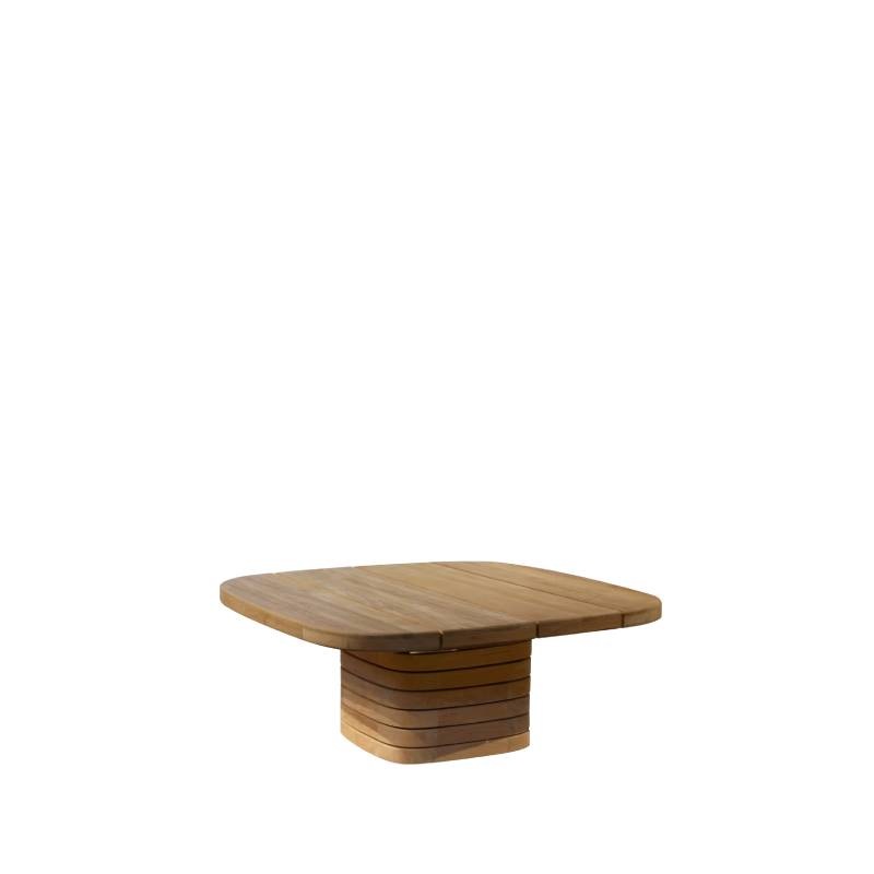 Cane-line MELLOW Beistelltisch 90 x 90 cm, Teak