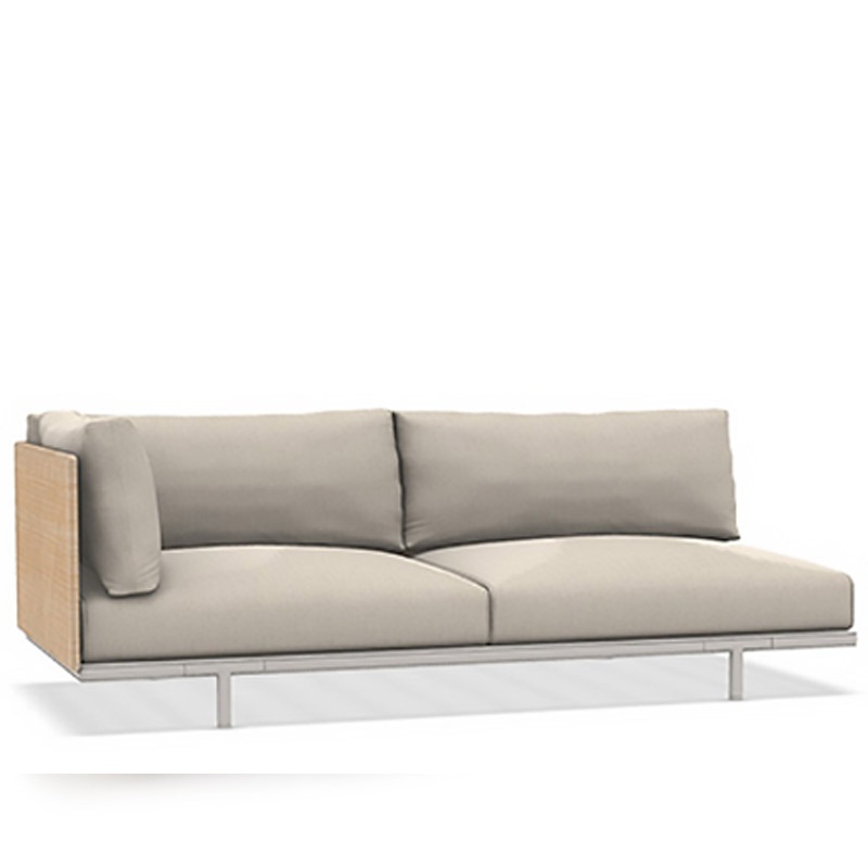 Ethimo BAIA Natural Sofa-Endelement