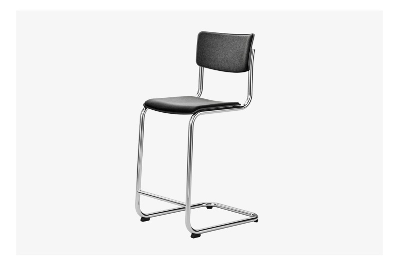 Thonet S 43 PVHT Thekenhocker Spiegelpolster