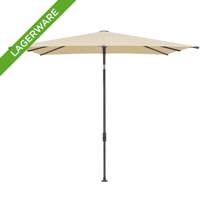 Glatz SMART Sonnenschirm 200 x 200 cm, Bamboo/ Gestell anthrazit