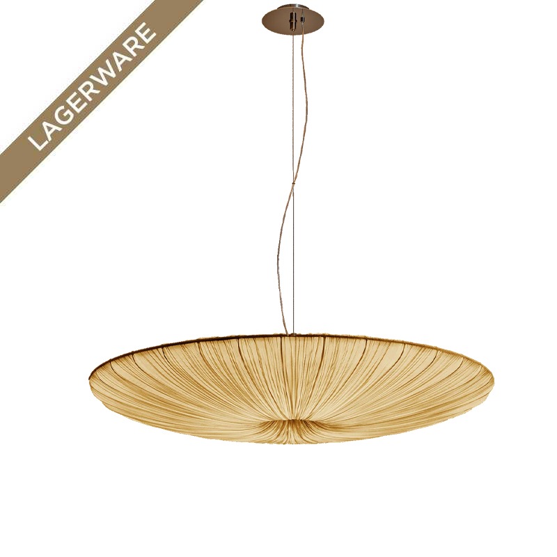 Aqua-Creations STAND BY Pendelleuchte Ø122 cm, Seide Gold