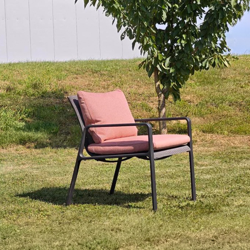 Kettal PARK LIFE Club Sessel, Manganese/ Dusk Pink