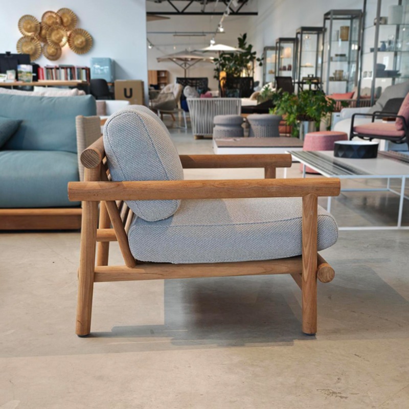 B&B Italia AYANA OUTDOOR Sessel, Teak/ Lesia Rope