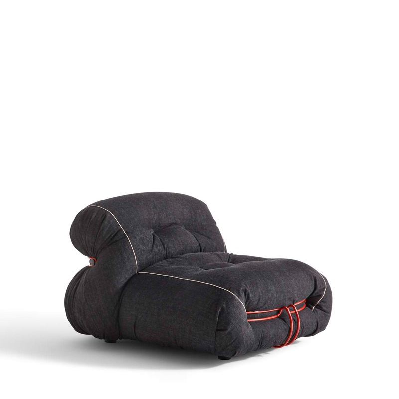 Cassina SORIANA 944 Sessel, Denim black
