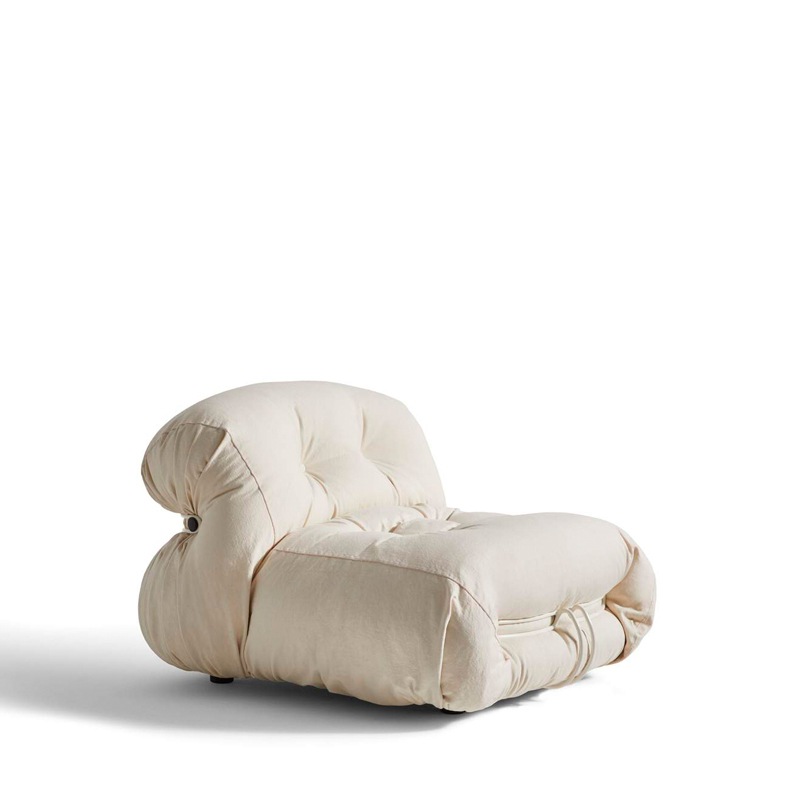 Cassina SORIANA 944 Sessel, Denim ecrù