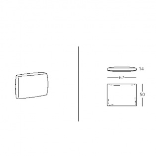 Zanotta ALFA Kissen 62