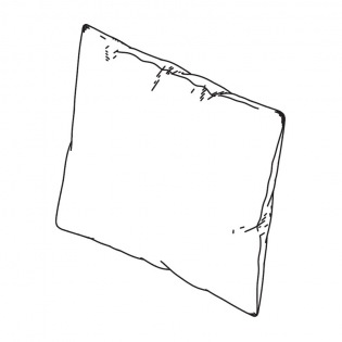 Ersatzbezug für RIBES Kissen 60 x 60 cm