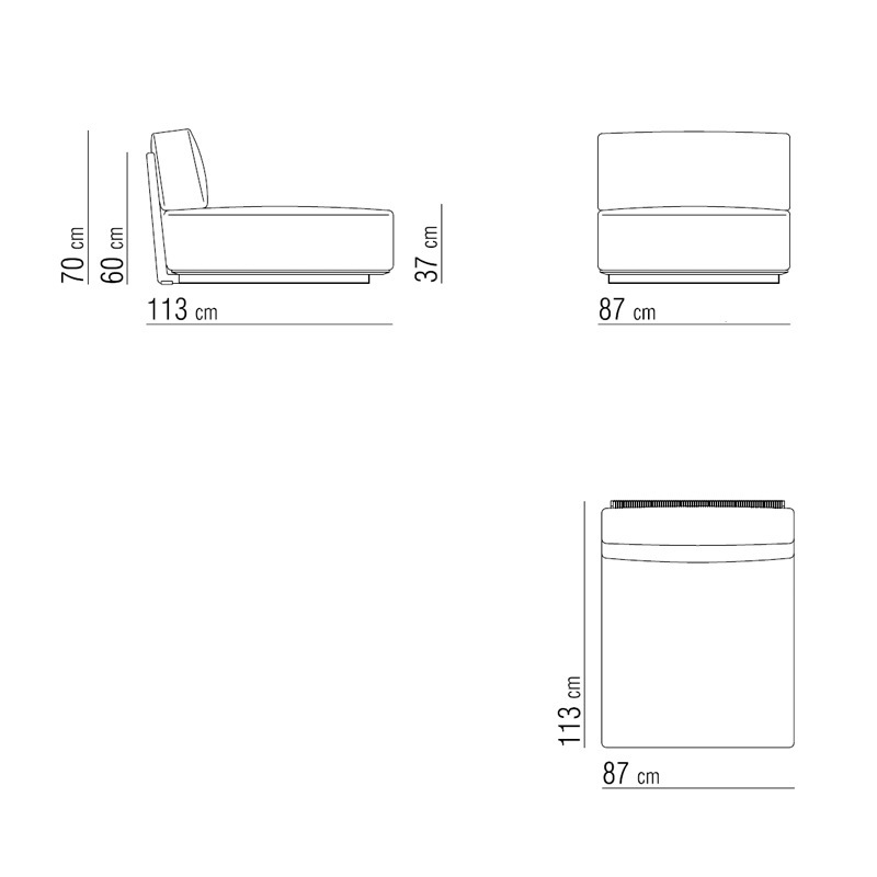 Tiefe 113 cm