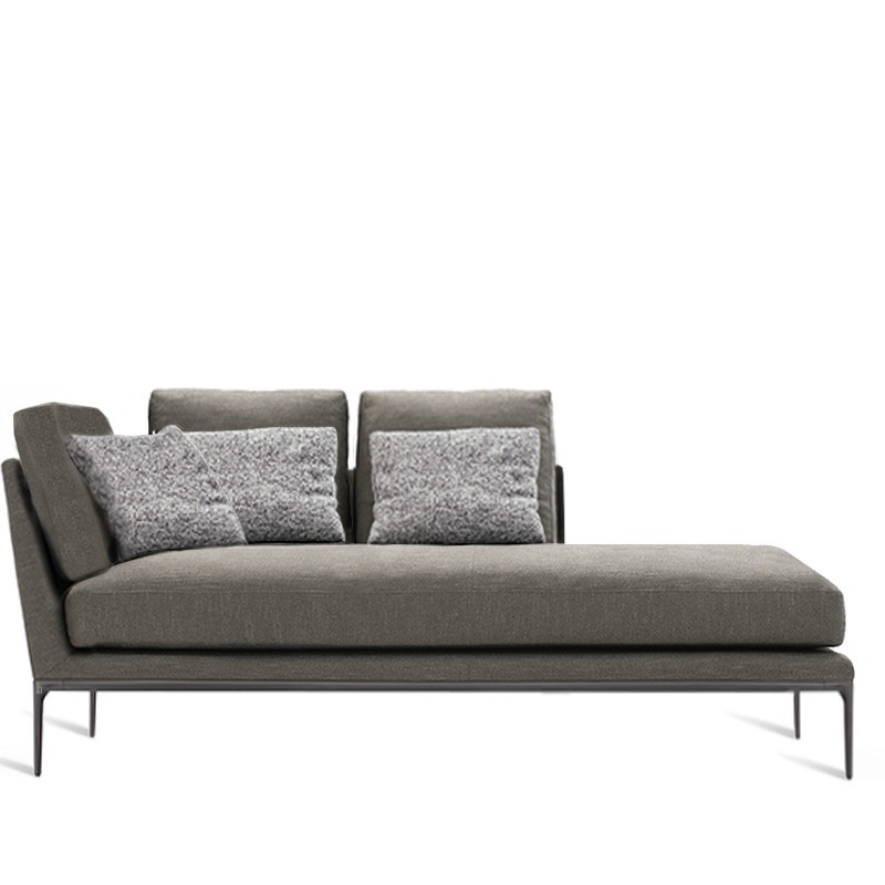 B&B Italia ATOLL Chaiselongue mit 3 Rückenkissen 198 cm