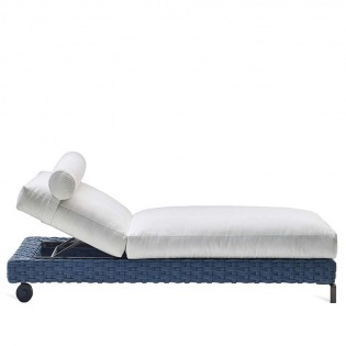 RAY FABRIC Sonnenliege mit Rollen