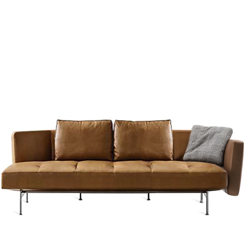 SAKÉ Sofa, geschwungene Rückenlehne, 231 cm