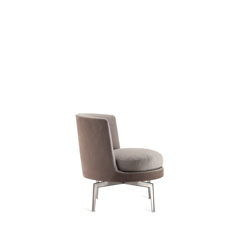 Flexform FEEL GOOD SOFT Drehsessel mit Metallbeinen