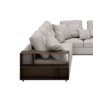 Flexform GROUNDPIECE Regalarmlehne 97 cm