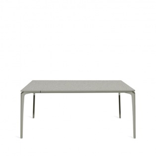 Fast Allsize Tisch 161 x 91 cm, Aluminium gesprenkelt
