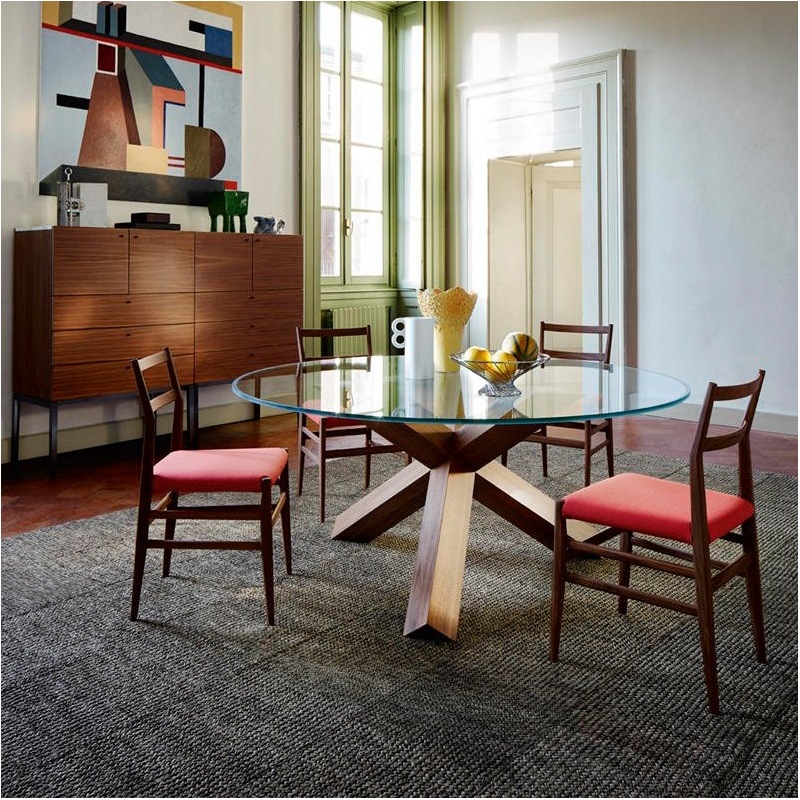 Cassina LA ROTONDA 452 Glastisch