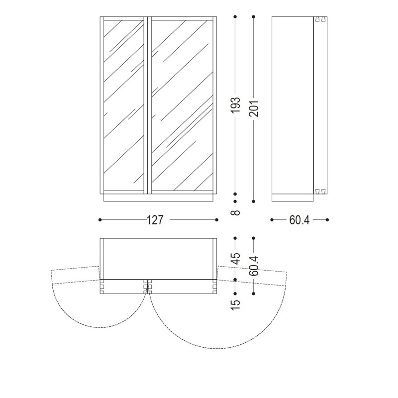 Riva CAMBUSA WINE GLASS Weinschrank