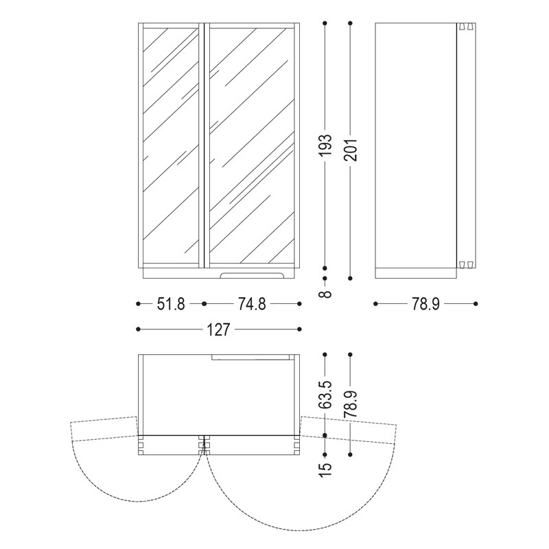 Riva CAMBUSA WINE GLASS JUMBO Weinschrank
