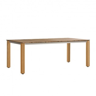 Oasiq MACHAR Tisch 200x100 cm, Gestell Teak