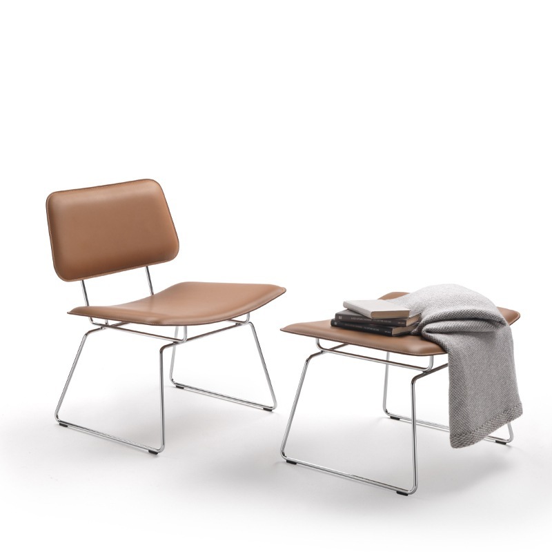 Flexform ECHOES S.H. Sessel mit Hocker