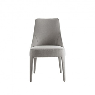 Maxalto FEBO Stuhl, hohe Lehne, Beine bezogen