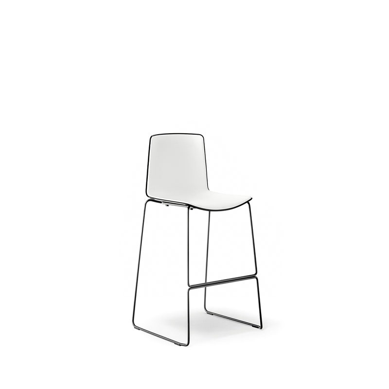 TWEET 899 Barhocker Bicolour PPL, Kufengestell