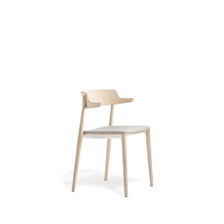 NEMEA 2826 Stuhl mit Extralehne, Sitz gepolstert