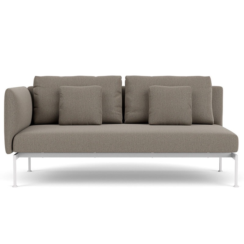 BarlowTyrie LAYOUT Lounge 2-Sitzer Endelement, hohe Armlehne