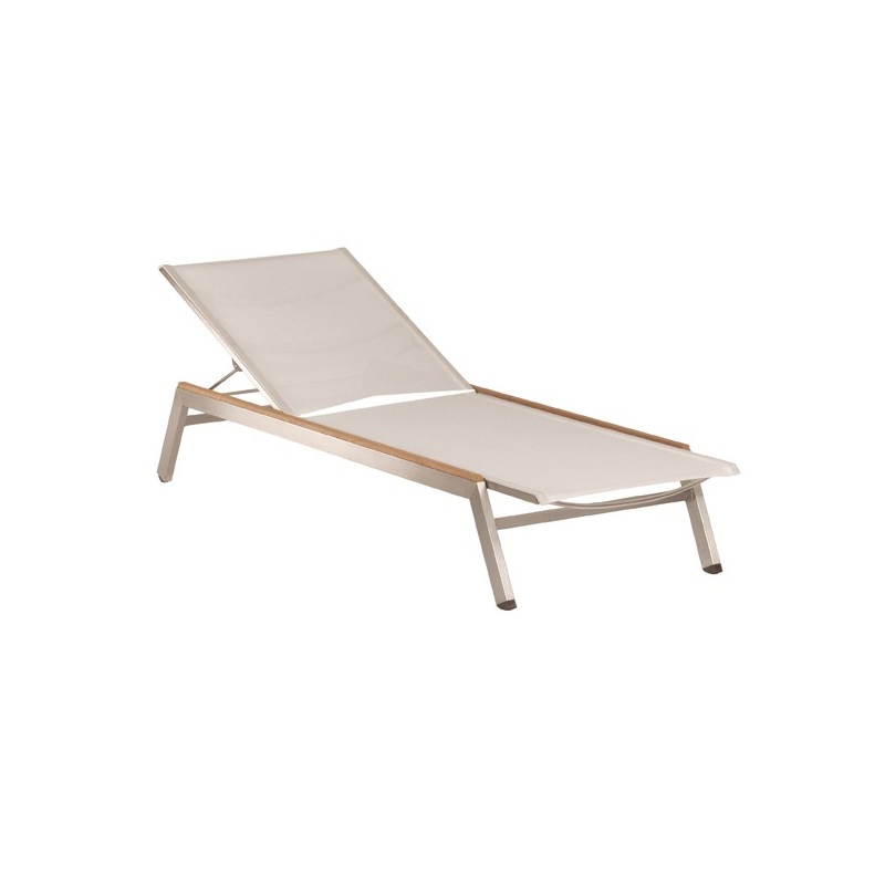 Barlow Tyrie EQUINOX Sonnenliege, Teak-Leiste