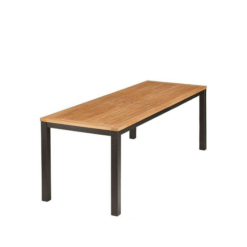 BarlowTyrie AURA Teak schmaler Esstisch 200