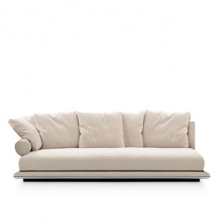 B&B Italia NOONU Endelement mit Armrolle - 130 x 99 cm