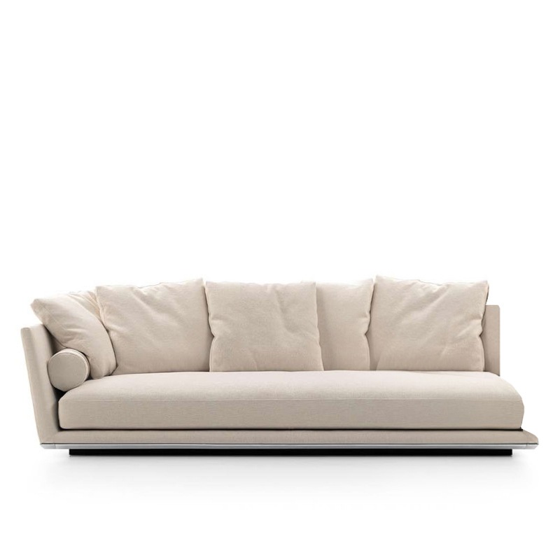 B&B Italia NOONU Eck-/Endelement mit Armrolle - 139 x 99 cm