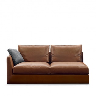 B&B Italia RICHARD 2-Sitzer Endelement, Tiefe 123 cm