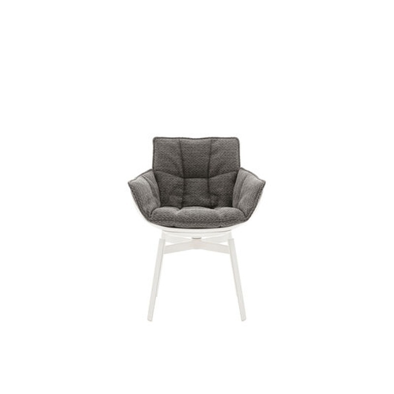 B&B Italia HUSK Stuhl, Antille Brown/ Grey