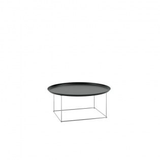 B&B Italia FAT-FAT Couchtisch Ø 92 cm, Schwarz