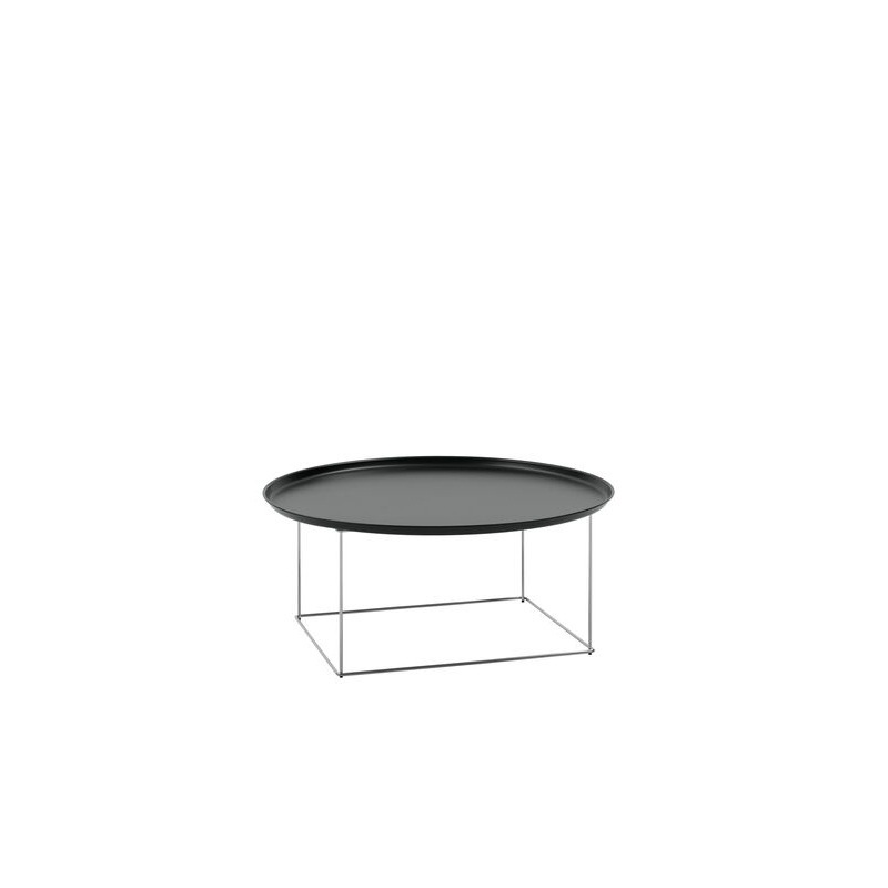 B&B Italia FAT-FAT Couchtisch Ø 92 cm, Schwarz