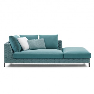 Sitzpolsterbezug für RAY OUTDOOR FABRIC Chaiselongue 235 cm, rechts