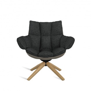 B&B Italia HUSK Sessel mit Armlehne, drehbar