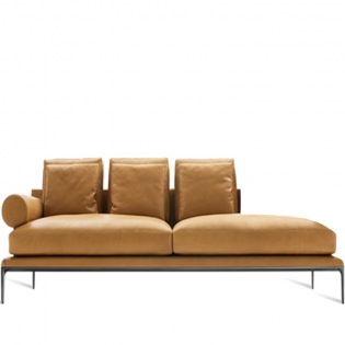 Ersatzbezug für B&B Italia ATOLL 3er Endelement Rückenlehne links, Rollen-Armlehnen