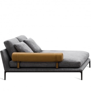 Ersatzbezug für B&B Italia ATOLL Doppelchaiselongue, Rollen-Armlehnen