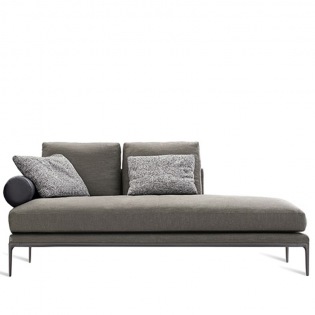 Ersatzbezug für B&B Italia ATOLL 2er Endelement Rückenlehne links, Rollen-Armlehnen