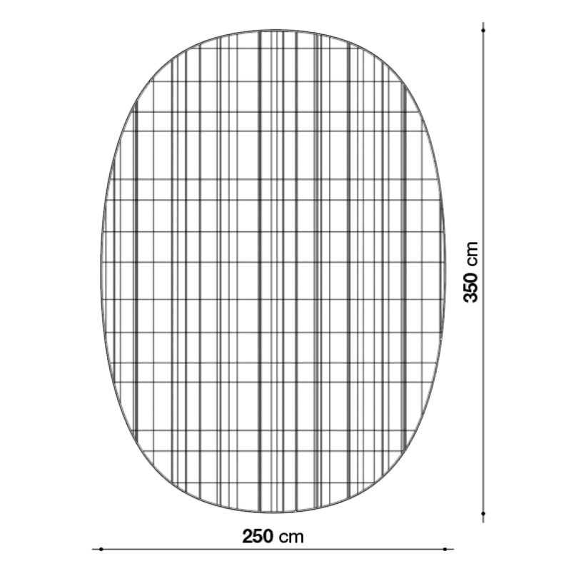 B&B Italia PIET Outdoor Teppich - Oval