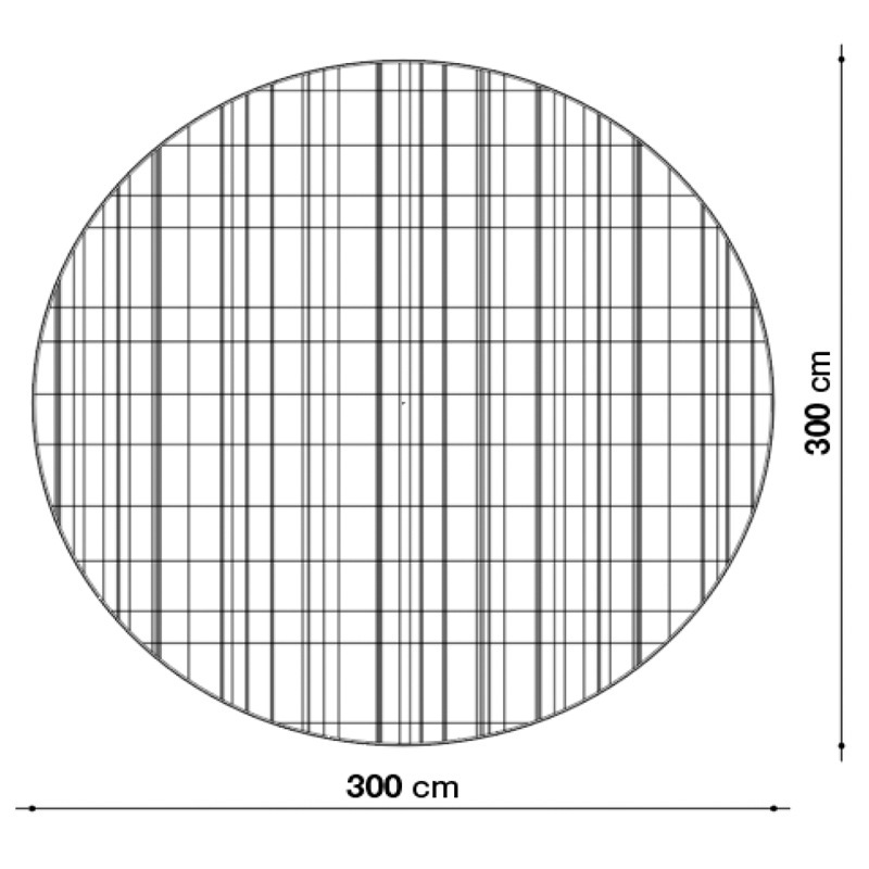 B&B Italia PIET Outdoor Teppich - Rund